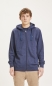 Preview: Elm Badge Zip-Hoodie - blue melange